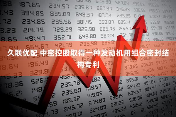 久联优配 中密控股取得一种发动机用组合密封结构专利